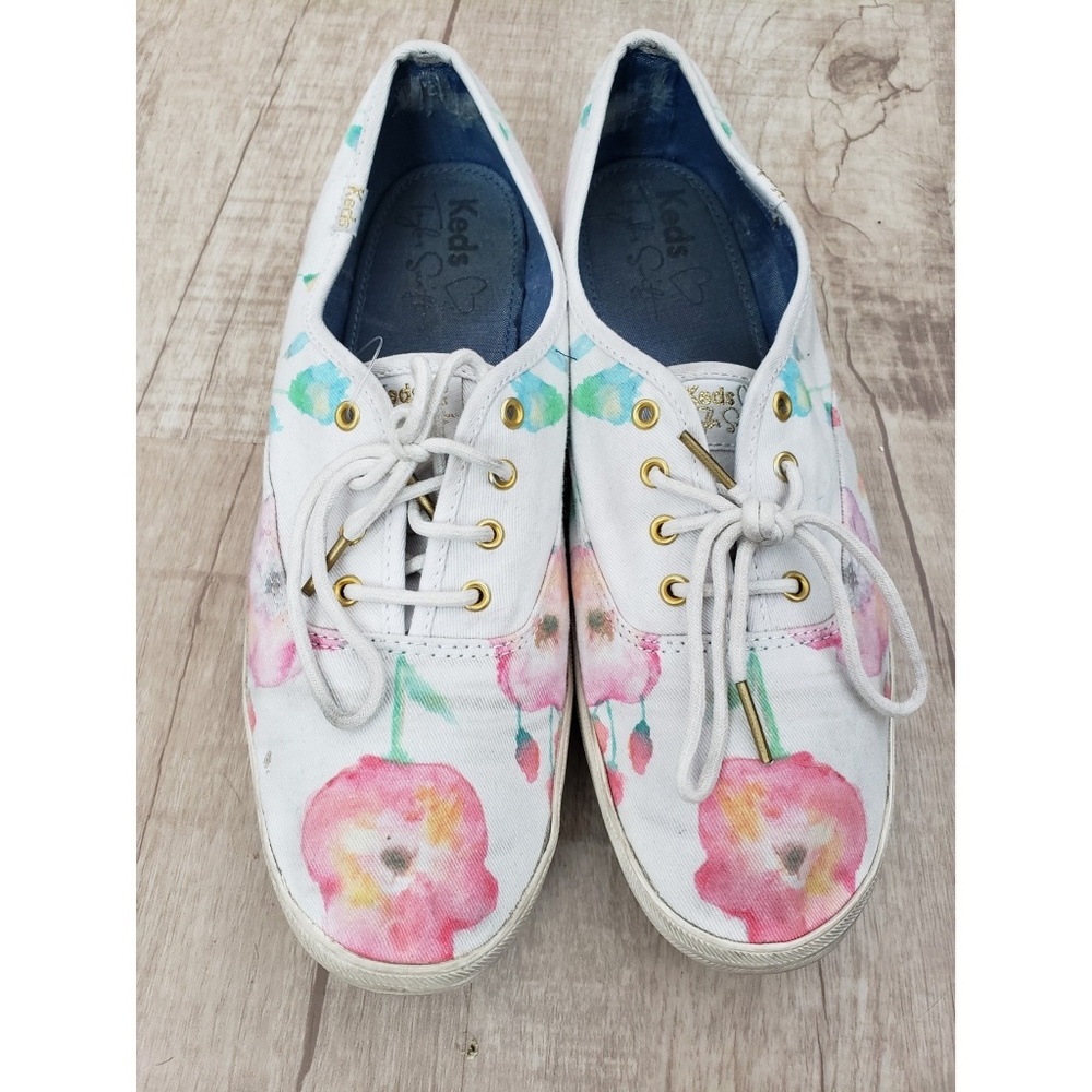 Taylor Swift watercolor flowers keds